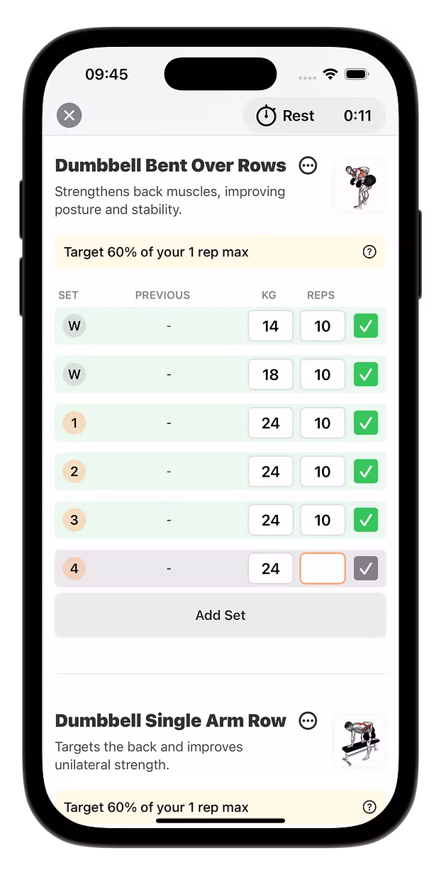 Daily Guided Workouts App Feature